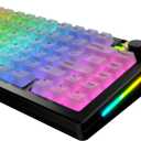 GLORIOUS Gaming Polychroma RGB Keycaps, Translucent Design, Fits 100%, 75% 65% 60% Custom Mechanical Gaming Keyboards, Fits ANSI, ISO, Windows & macOS, English (US)