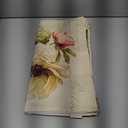 Farmhouse Decorative Throw Pillow Covers Vintage Flower Pillows Cover 18x18 Inch Set of 4 Cotton Linen Floral Outdoor Cushion Case Pillow Cases for Sofa Couch Living Room Bed Indoors Home Decor (A Vintage Yellow Flower 4pc)