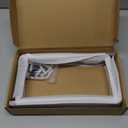 Floating Shelf Bracket 12 Inch, 4 Pack Heavy Duty Shelf Brackets, Black Wall Shelf Bracket for DIY Decorative with Mounting Hardware (L 12" x H 6" x W1.5")