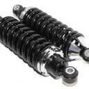 Rear Left & Right Street Rod Coil Over Shock w/400 Pound Black Coated Springs
