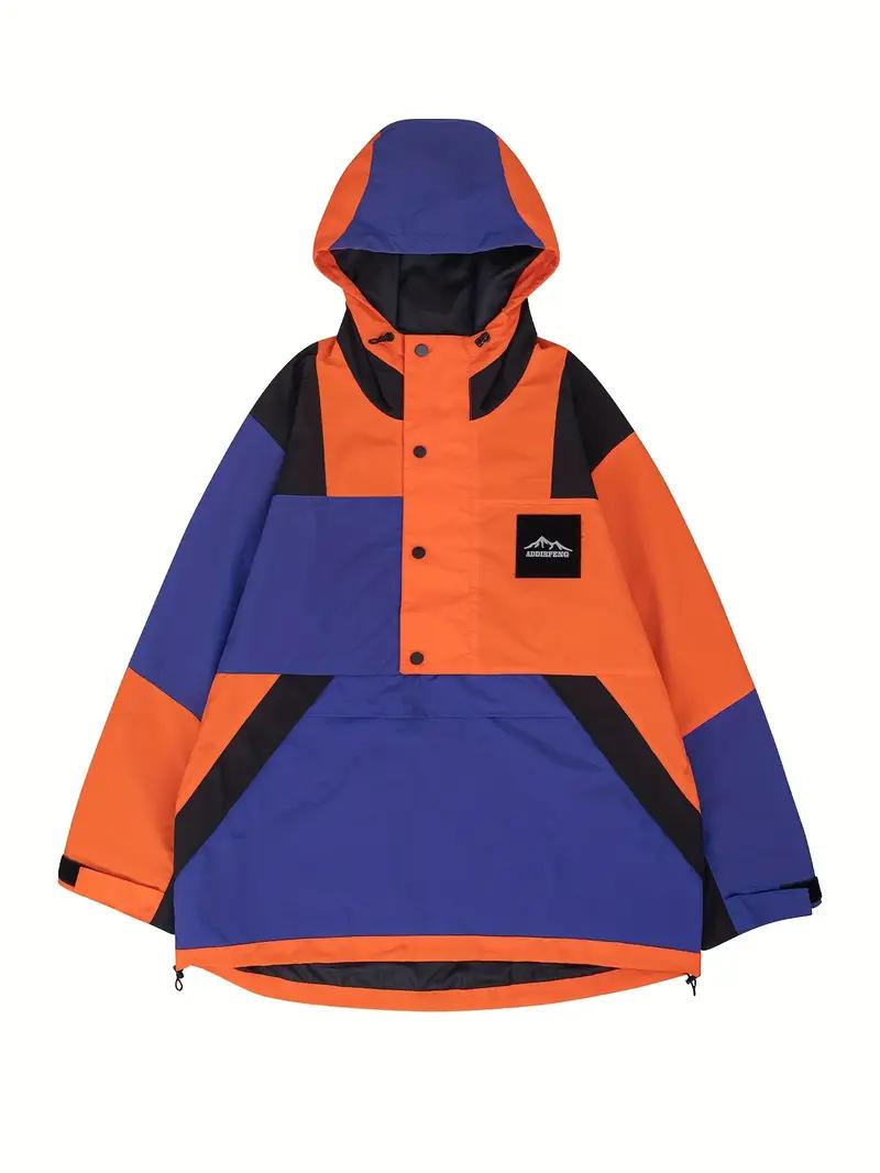 ADDIRFENG.Jacket for Men & Women.Color: Black, Blue, Orange Size: L