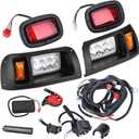 Lochnchn LED Headlight Tail Light Kit Compatible with Club Car DS Golf Carts 1993-UP 12V Street Legal Light Kit with Turn Signal Wire Harness Compatible with Club Car DS for Gas and Electric