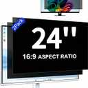 24-inch Computer Monitor Privacy Screen, anti-blue light & Anti- spy & Anti-glare, Suitable for use in Office, Cafe And Other Public Area(2-Pack)
