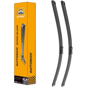 AUTOBOO 26"+16" Windshield Wiper Blade Sets Replacement for 2015-2021 Lexus NX300 NX200t Toyota CHR Subaru Crosstrek -Original Factory Quality (Pack of 2)