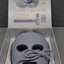 Shark CryoGlow LED Face Mask with Under-Eye Cooling, Anti-Ageing & Blemish Repair, Red & Blue LED, Infrared Light Therapy, USB-C, Remote Control, Storage Bag, Blue Frost, FW312