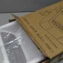 Cat Ramp for Litter Box,White Plastic Cat Ramp Fit for Automatic Litter Box,Double Layer Steps with Non-Slip Rubber Feet, Step for Small & Elderly Cats