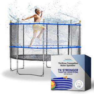 ThrillZoo Trampoline Sprinkler  39ft Water Hose Attachment for Outdoor Summer Fun  Durable Leak-Proof Design  Easy to Install - Ideal for 12 to 16 feet Trampoline