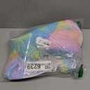 Princess Rainbow Bed Canopy for Girls with Glow-in-The-Dark Stars, Colorful Canopy Net Fits Most Single, Twin, Full and Queen Size Bed, Bedroom Accessories