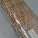 LazBlinds No Tools No Drill Cordless Bamboo Roman Shades, Light Filtering Window Treatment, Roll Up Bamboo Blinds for Windows 22.5'' W x 48'' H, Ceylon Light Russet