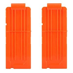 FUCAS Soft Bullet 2pcs Clips 12 Bullets Dart Gun Clips Magazine Clip for Nerf Toy Dart Gun (2 pcs)