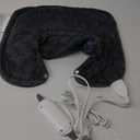 Graphene-Infused Heating Pad 3X Deeper Pain Relief, Weighted Instant Heating Pads for Neck and Shoulders, Heated Wrap w/ 6 Heat Options 4 Auto-Off Timer, Gifts for Mom Women Christmas Birthday (Blue)