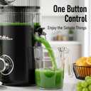 Tiffri&Co Cold Press Juicer, Masticating Juicer for Fruits and Vegetables | 6" Wide Feed Chute, 600W AC Brushless Motor, 95% Juice Yield, 50 db Quiet, Suit for Juice Nut Milk & Sorbet,BPA-Free