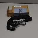 Sportneer Bike Lock: 5 Digit Combination High Security Anti Theft Bike Chain Lock - 3.2/3.6/4ft Heavy Duty Keyless Bicycle Lock for Bike, Motorcycle, Scooter, Door & Gate - 4/6mm Thick, Easy to Use (Black)