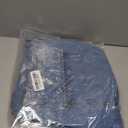 Runcati Men's Denim Bib Overall Jean Romper Trousers Adjustable Strap Workwear Slim Fit Jumpsuit (X-Large, Blue)