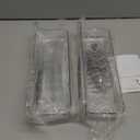 Diesisa 2pc Acrylic Wall Mount Organizer, Adhesive Shelf, Bathroom Shelves for Wall, Self Adhesive Organizer, Shower Caddies, No Drilling Hang Wall,with 3pack Tapes, for Bathroom, Kitchen, Living Room