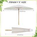 Sadnyy Paper Umbrellas Paper Decorative Chinese Japanese Parasol Umbrella DIY Oiled Painting Umbrellas Crafts for Wedding Bridal Party Decor