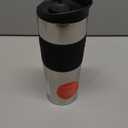 Bodum Travel Press, Vacuum Insulated, Stainless Steel Portable Coffee Maker and Tea Press, 15oz, Black