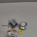 Adjustable Carb Fuel Pressure Regulator Kit Universal Manual 1-5 Psi Fuel Pump Pressure Regulator FPR for Carburetor Engine with 8mm 10mm adapters