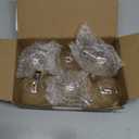 SerBion 30 Watt G50 Wax Warmer Light Bulbs, Replacing Bulbs for Full Size Scentsy Warmers, E12 Base G16.5 Globe Clear Bulb for Candle Wax Warmer, Long Lifespan, 120 Volt (6 Pack)