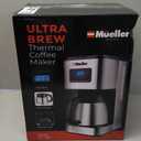 Mueller Ultra Brew Thermal Coffee Maker, 8 cup (34oz) Carafe, Keep Warm, Auto Shut-Off, LCD Display Coffee Machine, Programmable, Delay Brew Function, Stainless Steel