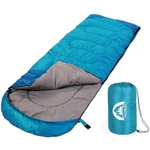 SWTMERRY Sleeping Bag 3 Seasons (Summer, Spring, Fall) Warm & Cool Weather - Lightweight,Waterproof Indoor & Outdoor Use for Kids, Teens & Adults for Hiking and Camping
