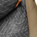 Amazon Basics Reinforced Tear-Resistant Moving Blankets, 72" x 80", Black, 6-Pack, 72-Inch by 80-Inch
