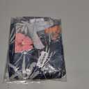 APTRO Men's Hawaiian Shirt Short Sleeve Summer Beach Tropical Button Down Shirt (Black, XXL)