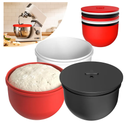 Silicone Bowl Liners for KitchenAid Mixers (3-Piece Set) - Adjustable Fermentation Hole Lid