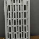 IRIS USA 3-Shelf Light Duty Plastic Storage Shelves, 150lb Capacity, 33" H x 24" W x 12" D, Medium Modular Shelving Unit Storage Organizer for Bathroom, Laundry, Garage & Home, Storage Rack - White, 3 Tier | 12"D x 24"W x 33"H