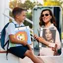 WOT I 1 Inch Telescoping 3 Ring Binder, Expandable Flexible Binder with Customizable Front Cover & Clear Catalog Pocket, Holds 225 Sheets, School Office Supplies, White