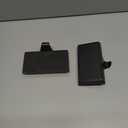 2 Pack Black Christmas Stocking Holders for Mantle, Classic Stocking Hooks Metal Clips for Mantel, Stocking Hooks, Wreath Clips, Fireplace Mantle Christmas Holiday Decorations