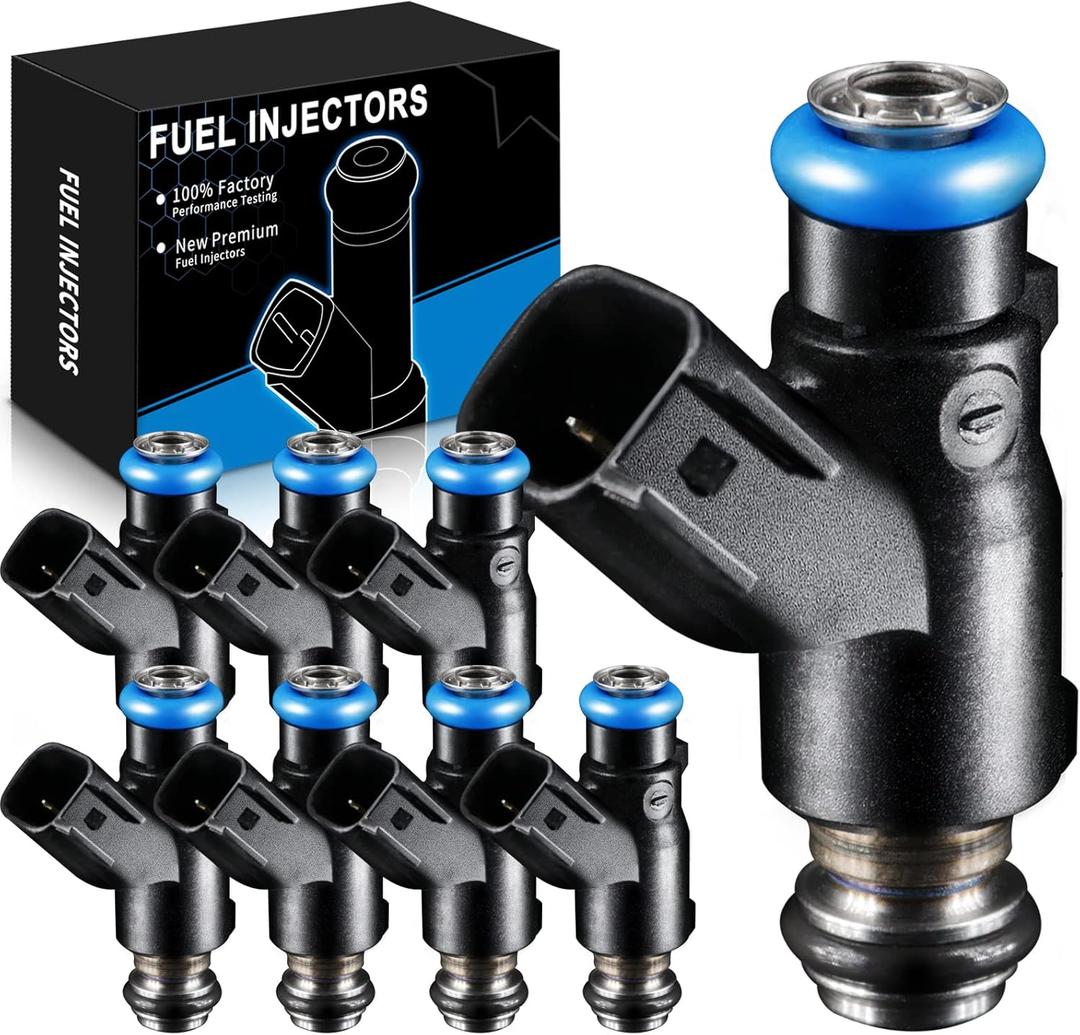 Fuel Injectors for:-Chevy Silverado 1500 Tahoe Suburban AvaLanche for:-GMC Sierra Canyou Savana 2500 3500 Yukon 4.8L 5.3L 6.0L 2010 2011 2012 2013 for:-Humeer H3T OE#12613411 FJ1061