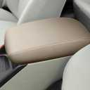 AOMSAZTO Console Covers for 2012-2015 Civic Honda Beige Armrest Cushion for Civic