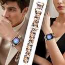 Band Compatible with iWatch Band 38/40/41mm for Women Men Sport Replacement Smartwatch Wrist Strap for iWatch Ultra2/1 SE Series 10 9 8 7 6 5 4 3 2 1 - Cute Romantic Hearts