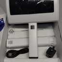 Electric Carpet Rake for Pet Hair Removal,Pet Hair Removal Tool & Car Detailing Dog Hair Remover for Car, Couch Furniture,Reusable Pet Fur Remover Lint Roller for Animal Fur Lint (White, Electric)