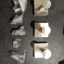 KOKOSIRI Robe Hooks for Bathrooms Wall Brushed Nickel Bath Towel Hook Holder for Shower Hanging Kitchen Accessories Stainless Steel 3 Pack 