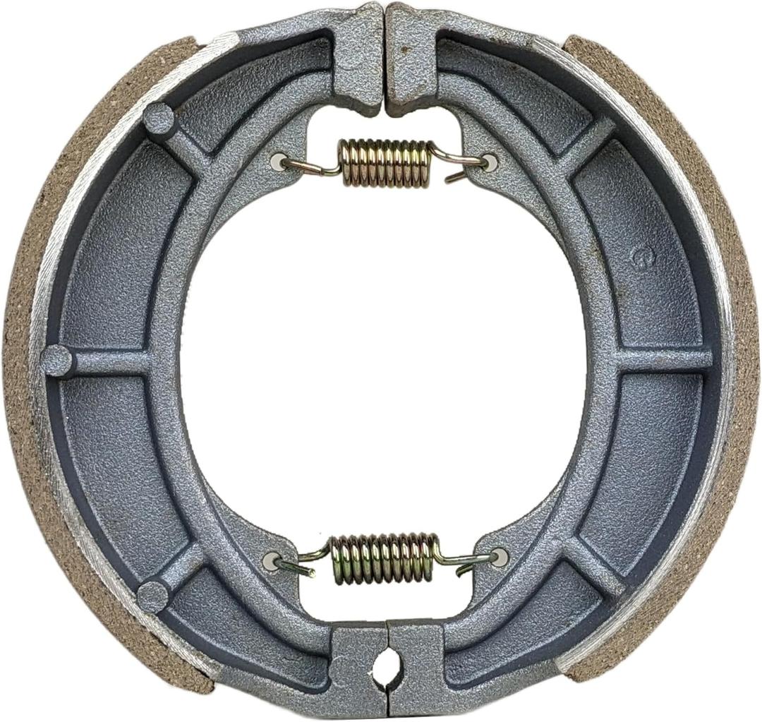 RedCap 125mm Rear Drum Brake Shoes Pads Replacement for 50cc 110cc 125cc 150cc 250cc Scooters Mopeds ATVs Go-Karts Fits GY6 QMI/QMJ 152/157 Engines Sunl TaoTao Roketa Jonway Peace Baotian Quad Bikes