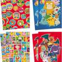 Hallmark Pokmon Medium Gift Boxes with Lids (8 Shirt Boxes, 4 Designs) for Kids, Parties, Back to School, Christmas