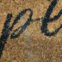 Juvale Natural Coco Coir Large Door Mat, Happy Place Long Outdoor Rug (17 x 60 in)