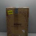 Kono Airline Approved Carry On Luggage 22x14x9 inches, with TSA Lock, 20 Inch Expandable Lightweight Hardshell Suitcase (Burgundy, Suitable for 1-3 Days of Travel)