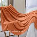 Oversized King Knit Blanket for Couch - Super Soft Extra Large Throw Blankets for Bed Fluffy Fuzzy Plush Lightweight Cozy BlanketLight Yellow120" x 120"