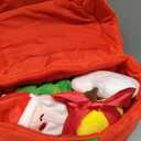 Red and Green Present dog toy