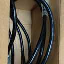 POWGRN 10 Ft 10AWG Black Outdoor Extension Cord Waterproof Heavy Duty 10 Gauge 3 Prong, Flexible Cold-Resistant Power Cord Indoor & Outside with Lighted Indicator End, 15Amp 1875W SJTW ETL Listed