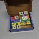 Word Spelling Games, Matching Letter Game for Kids, 20 Wooden Alphabet Blocks with 54 Flashcards, Preschool Learning Activities Toys, Montessori Educational Toys Gifts for Kids Ages 3-8