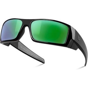 B.N.U.S Polarized Sunglasses for Men with Corning Glass Lens - Scratch-Resistant, Optical Clarity, Premium UV Protection