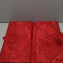 Elrene Home Fashions Poinsettia Elegance Jacquard Holiday Table Runner, 13" x 70", Red