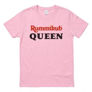 Rummikub Queen Unisex Short Sleeve T-Shirt Pink, Size M