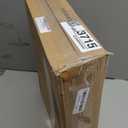 SHINOSKE 4-Panel Fireplace Screen Gold,47.8" W x 31" H Mesh Fire Spark Guard Cover, Foldable Decorative Fireplace Cover for Living Room Home Indoor Decor, Baby Proof, Easy Assembly