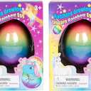 YMCtoy - Surprise Growing Hatching Unicorn Rainbow Eggs, Set of 2