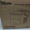 Silonn Countertop Ice Maker, 9 Cubes in 6 Mins, 2.5L Basket, Self-Cleaning, LED Touch